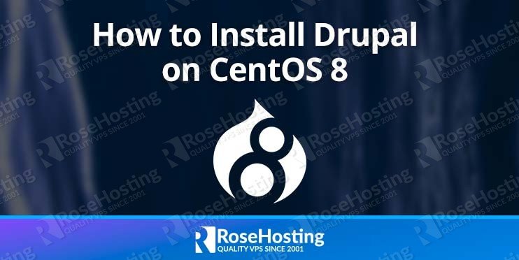 install Drupal CMS CentOS 8