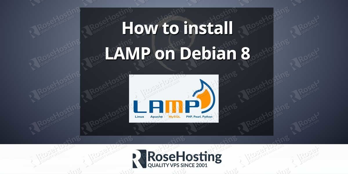 How to install LAMP on Debian 8