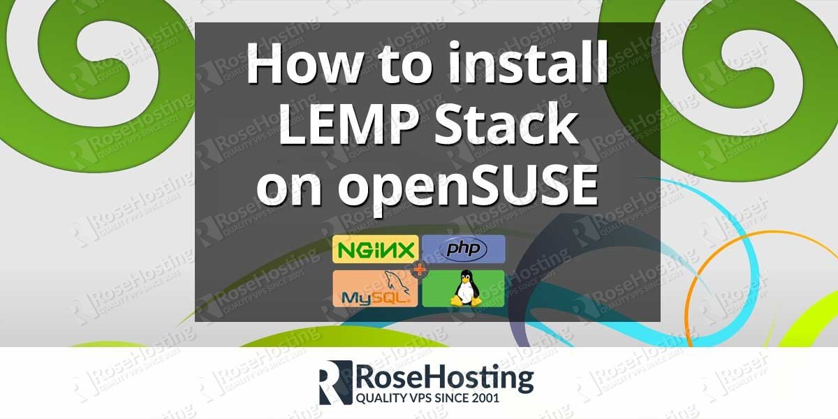 How to install LEMP on openSUSE