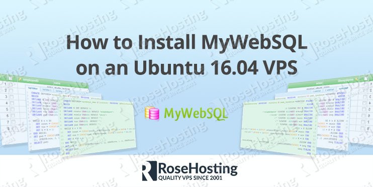 How to Install MyWebSQL on Ubuntu 16.04