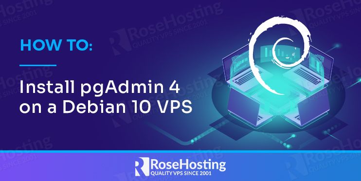 how to install pgAdmin 4 on a debian 10 vps