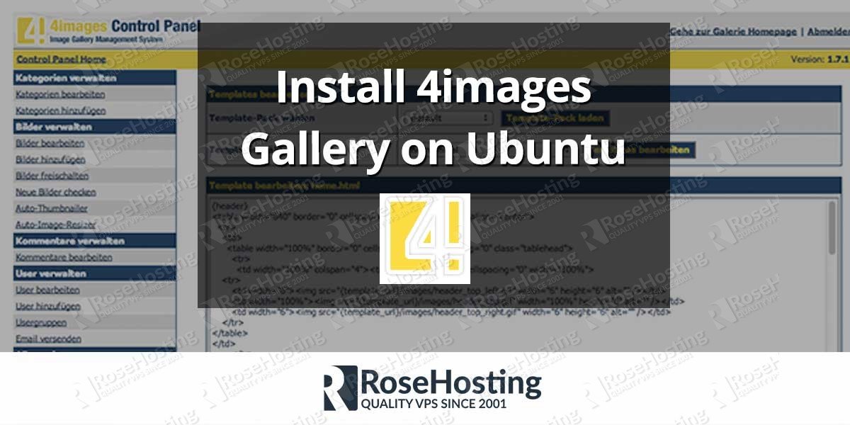 Install 4images Gallery on Ubuntu