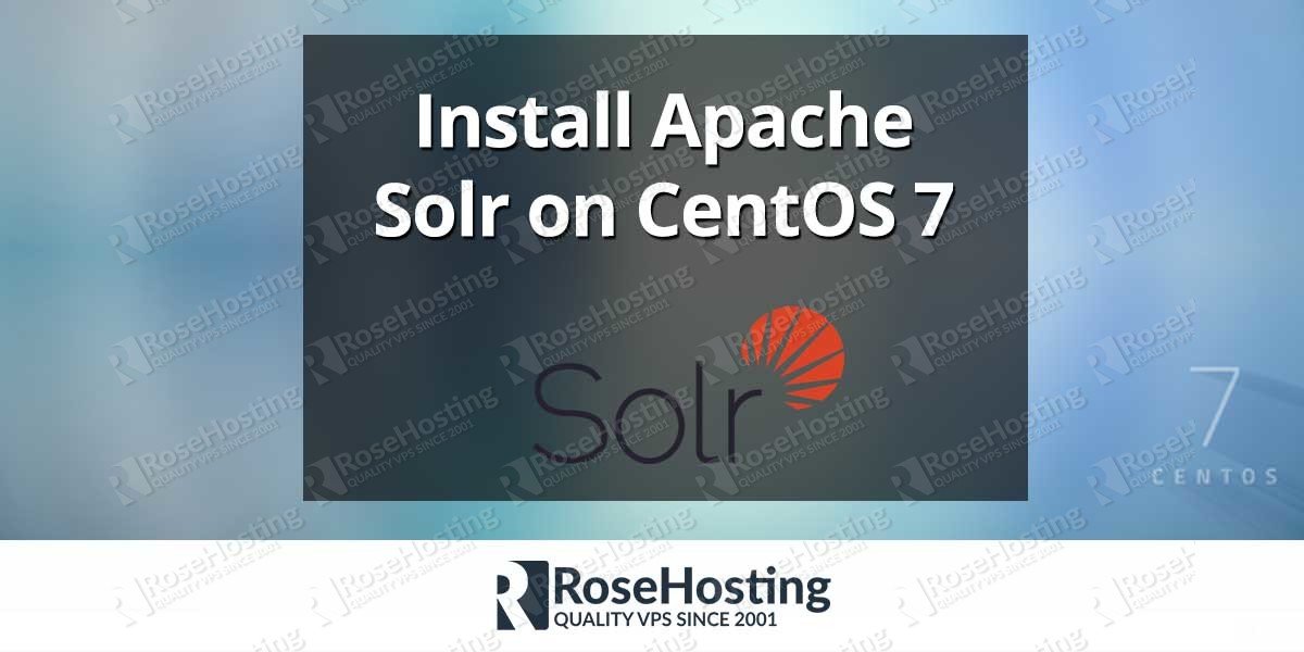 Install Apache Solr on CentOS 7