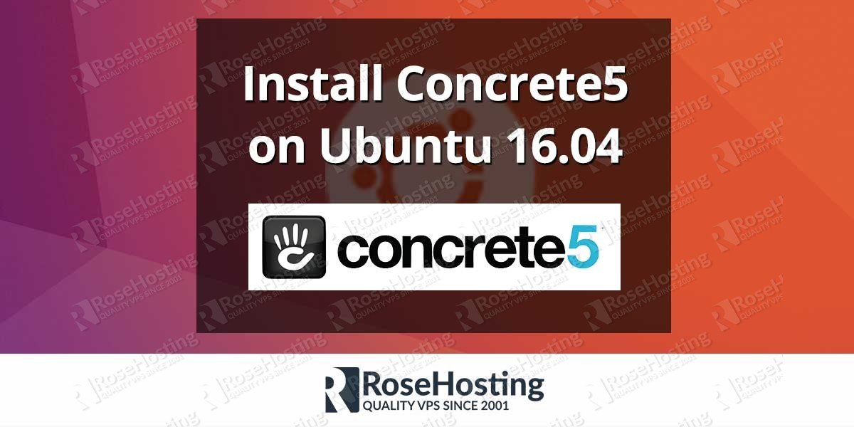 Install Concrete5 on Ubuntu 16.04