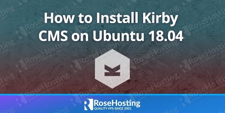 Install Kirby CMS on Ubuntu 18.04