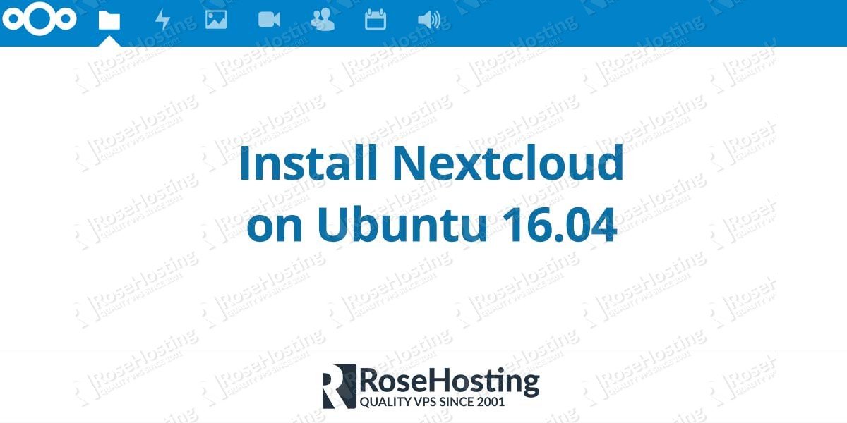  install Nextcloud 9 on an Ubuntu 16.04