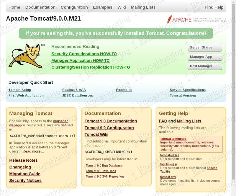 installing tomcat 9 on debian 9