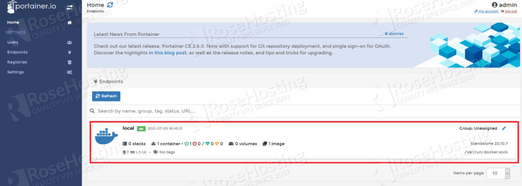 configure and install docker engine ce on rh cloud