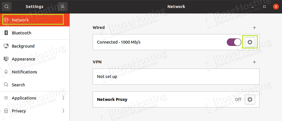 configuring a static ip address on ubuntu 20.04