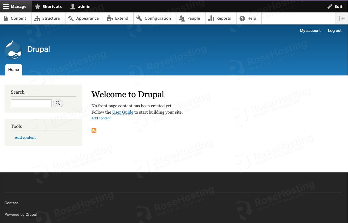 drupal interface