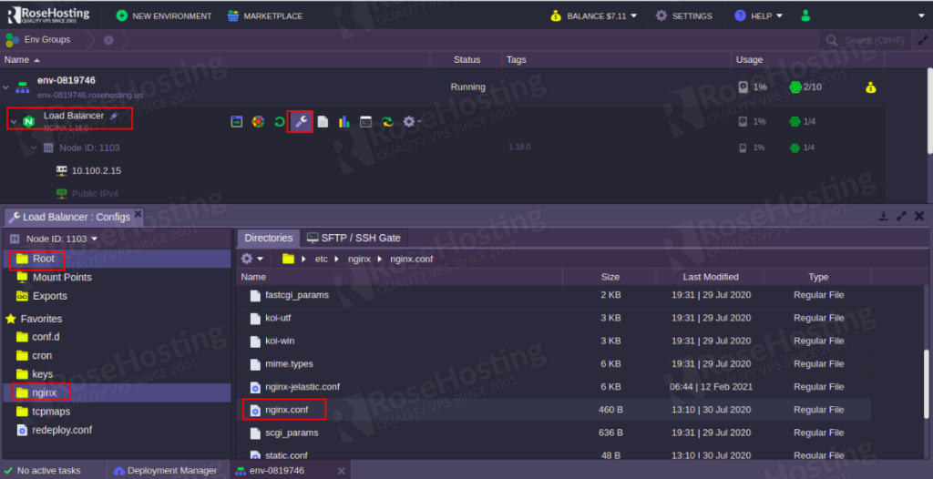 find out how to enable modsecurity web application firewall inside nginx server on the rosehosting cloud platform