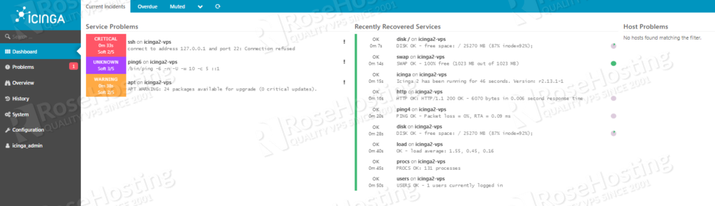 icinga 2 on ubuntu 20.04 configuration