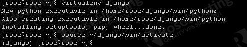 installing django on centos 7