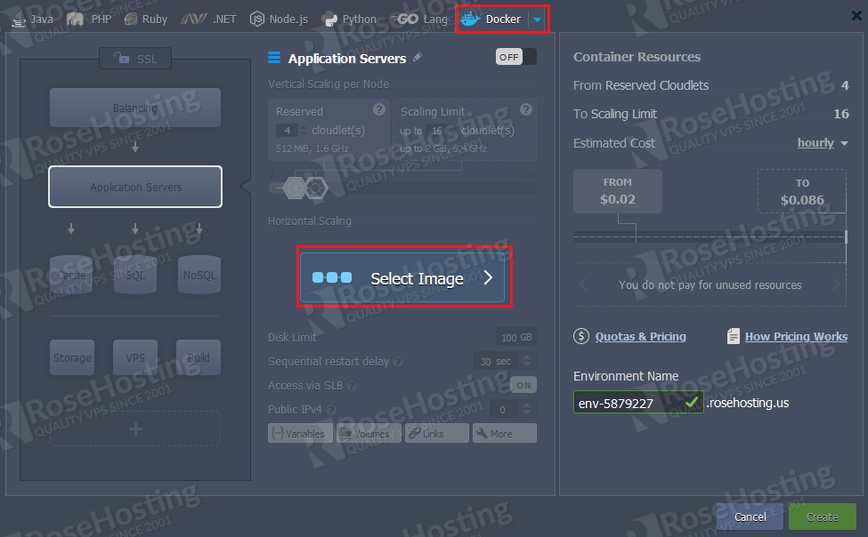 installing elasticsearch cluster on rosehosting cloud