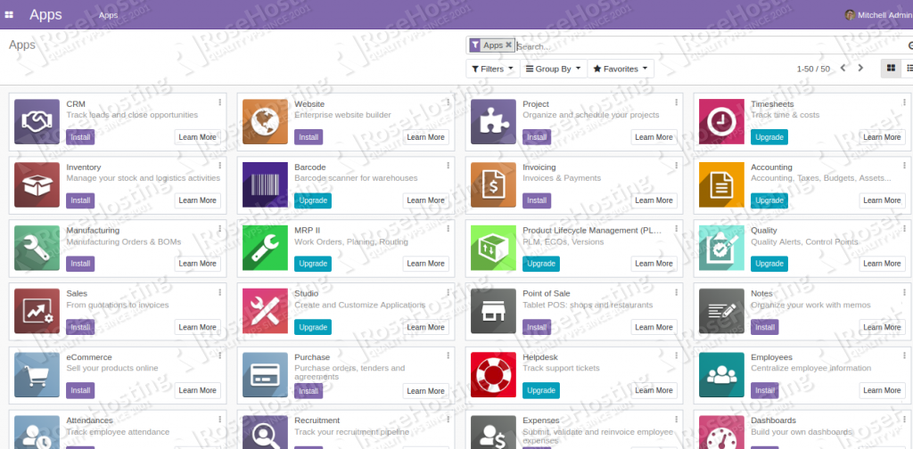 odoo 12 back-end