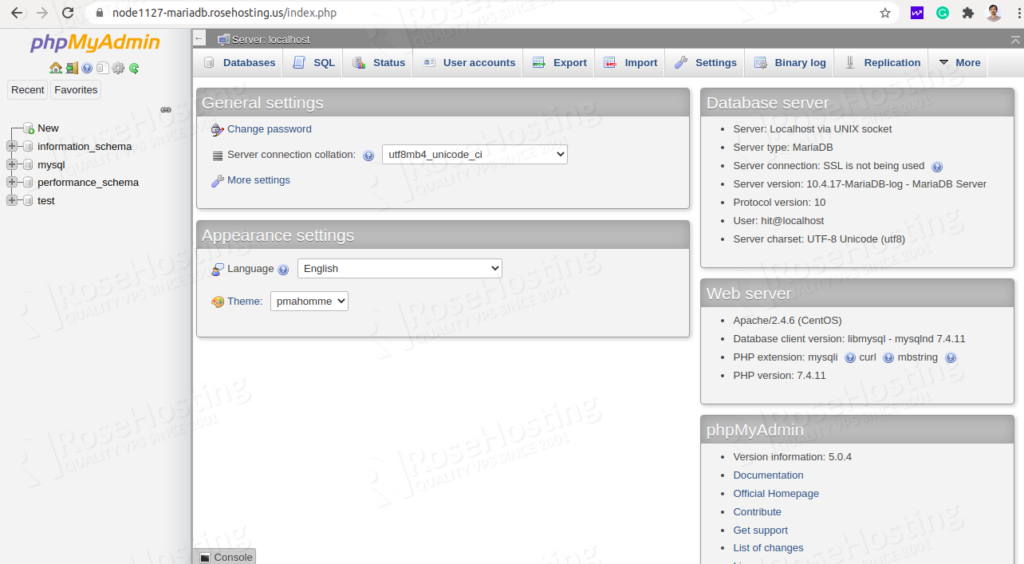 php myadmin for mariadb/mysql auto-сlustering with load balancing and replication