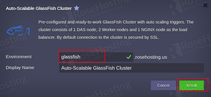 setting up glassfish cluster with automatic load balancing