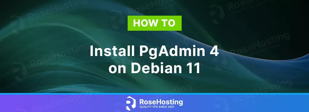 how to install pgadmin 4 on debian 11