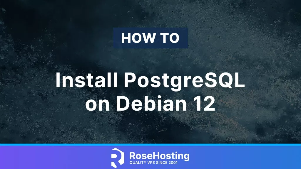 how to install postgresql on debian 12