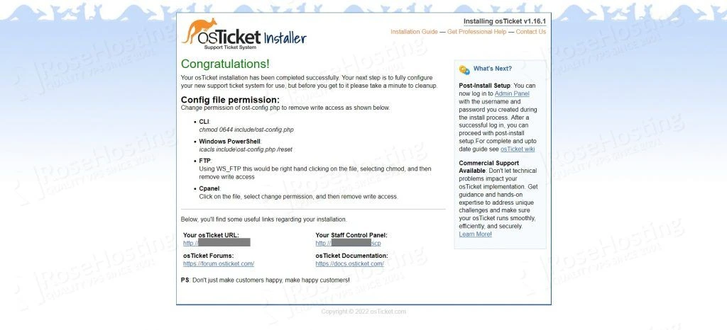 osticket on debian 11